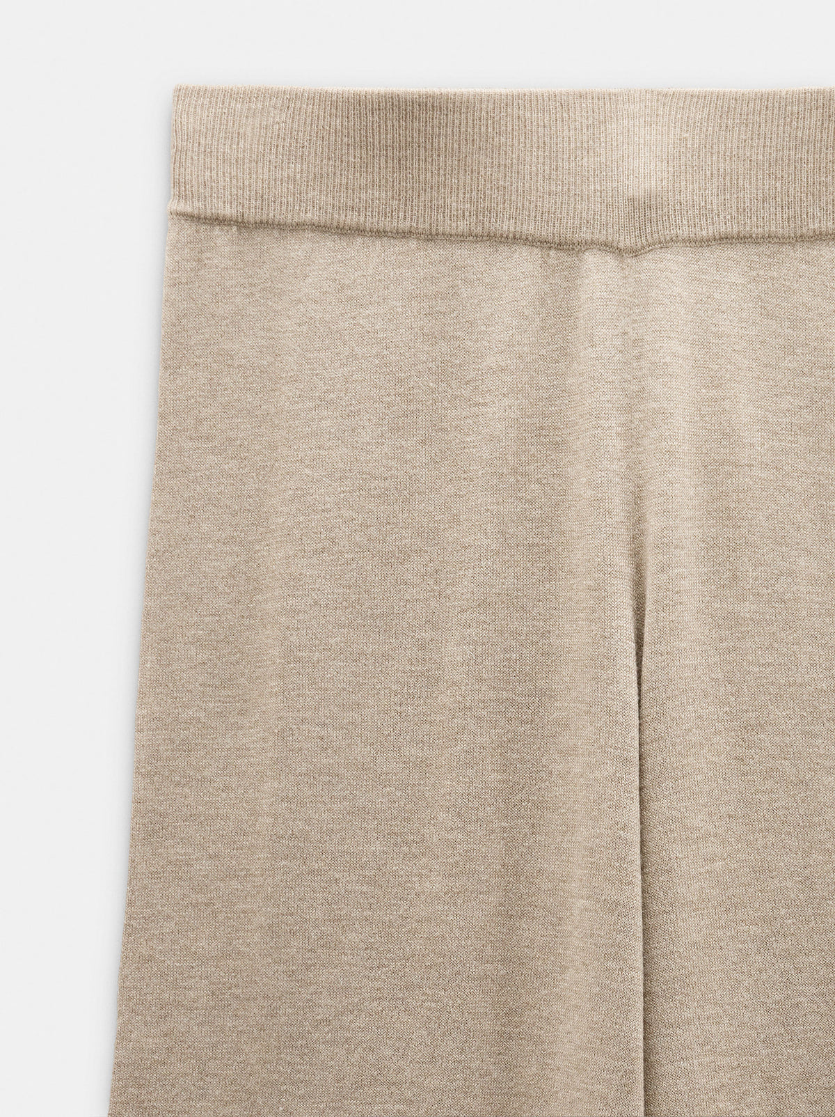 Knit Trousers With Elastic Waist