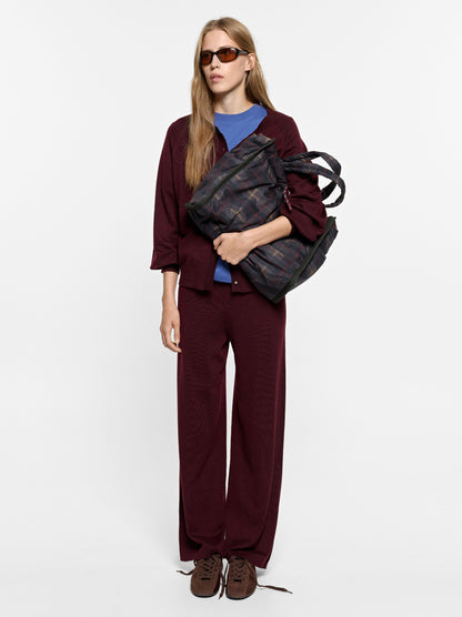 Knit Trousers With Elastic Waist