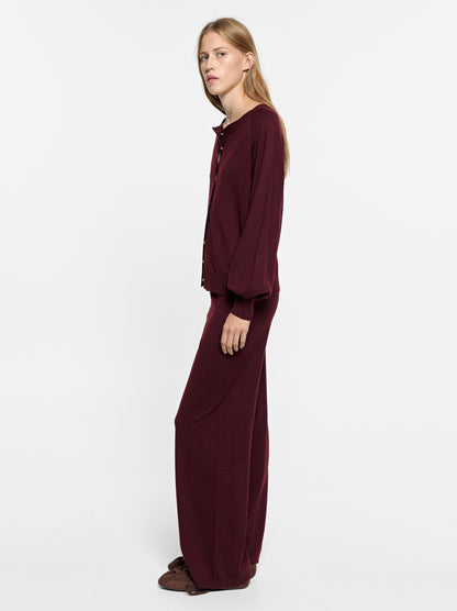 Knit Trousers With Elastic Waist