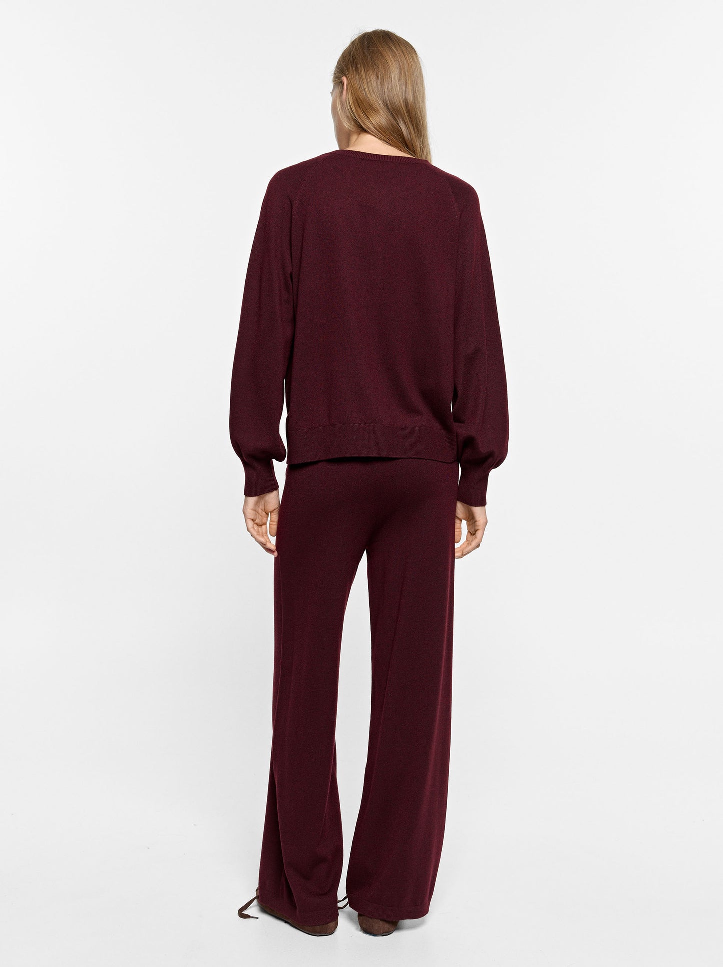 Knit Trousers With Elastic Waist