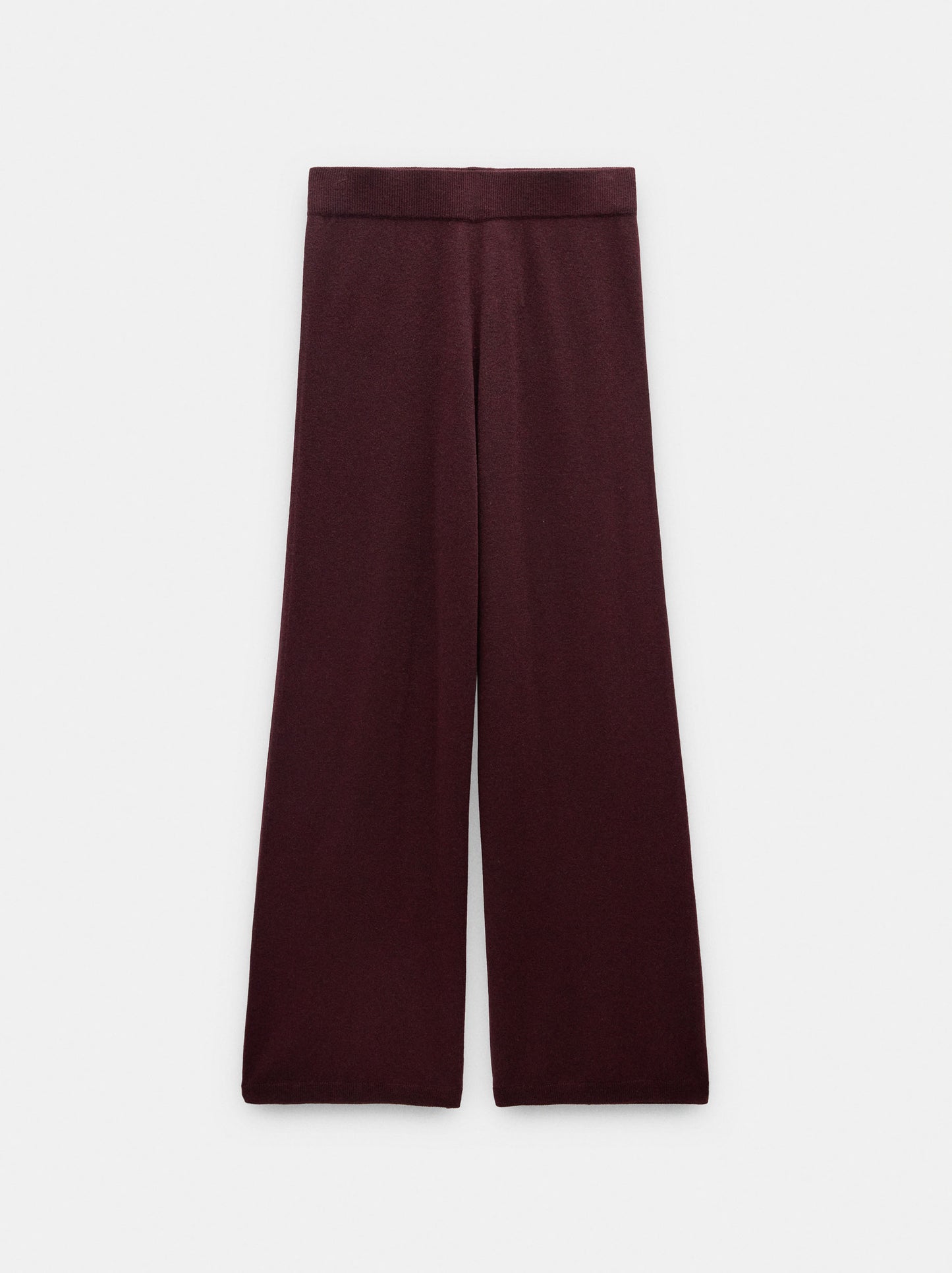Knit Trousers With Elastic Waist