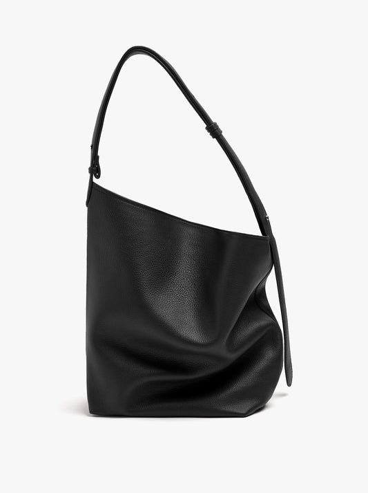 Shoulder Bag With Leather Texture