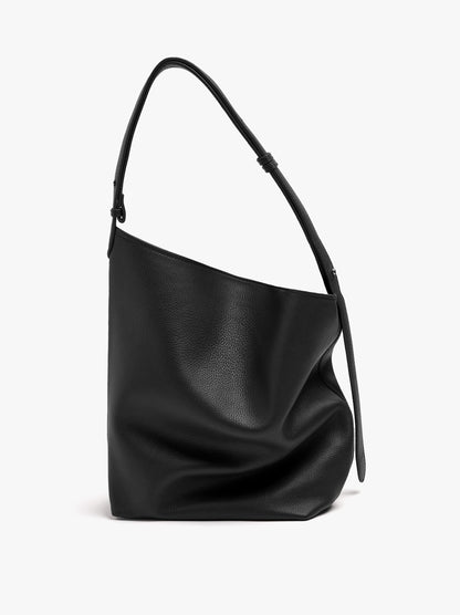 Shoulder Bag With Leather Texture
