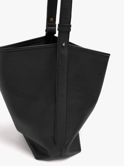 Shoulder Bag With Leather Texture