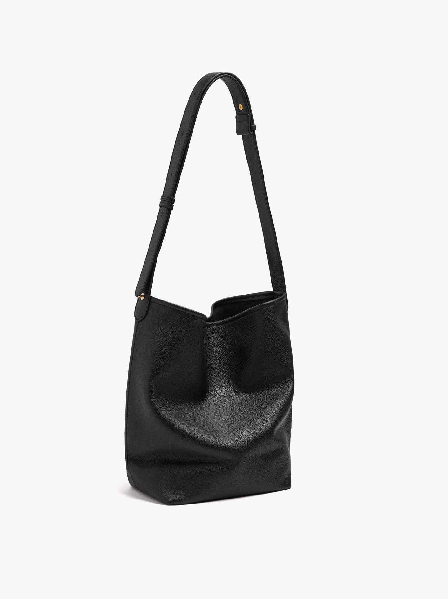 Shoulder Bag With Leather Texture