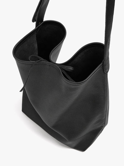 Shoulder Bag With Leather Texture