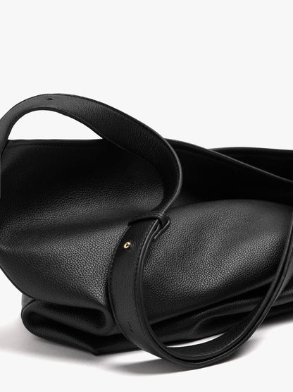 Shoulder Bag With Leather Texture