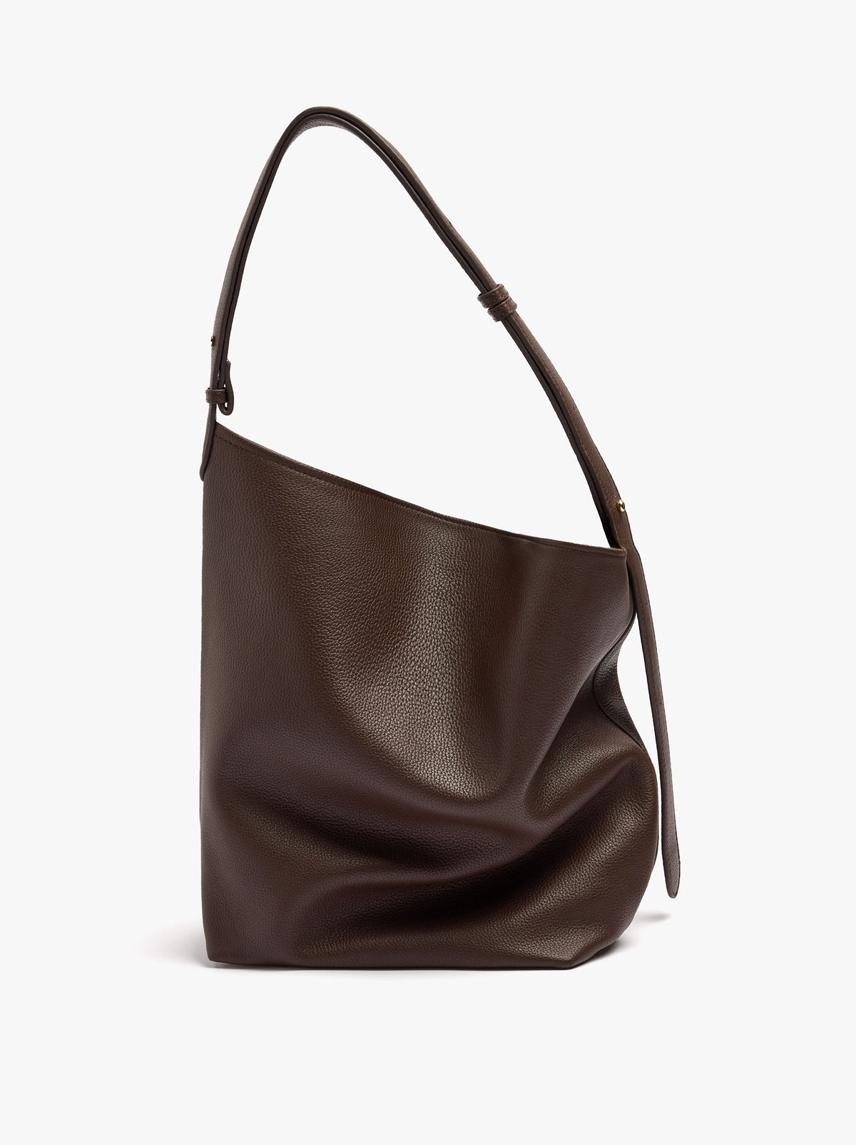 Shoulder Bag With Leather Texture