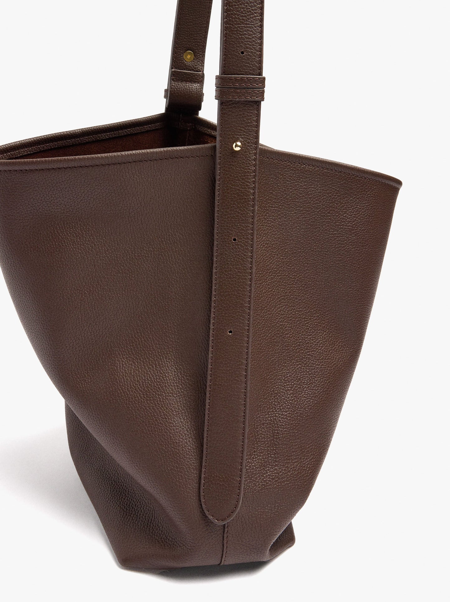 Shoulder Bag With Leather Texture