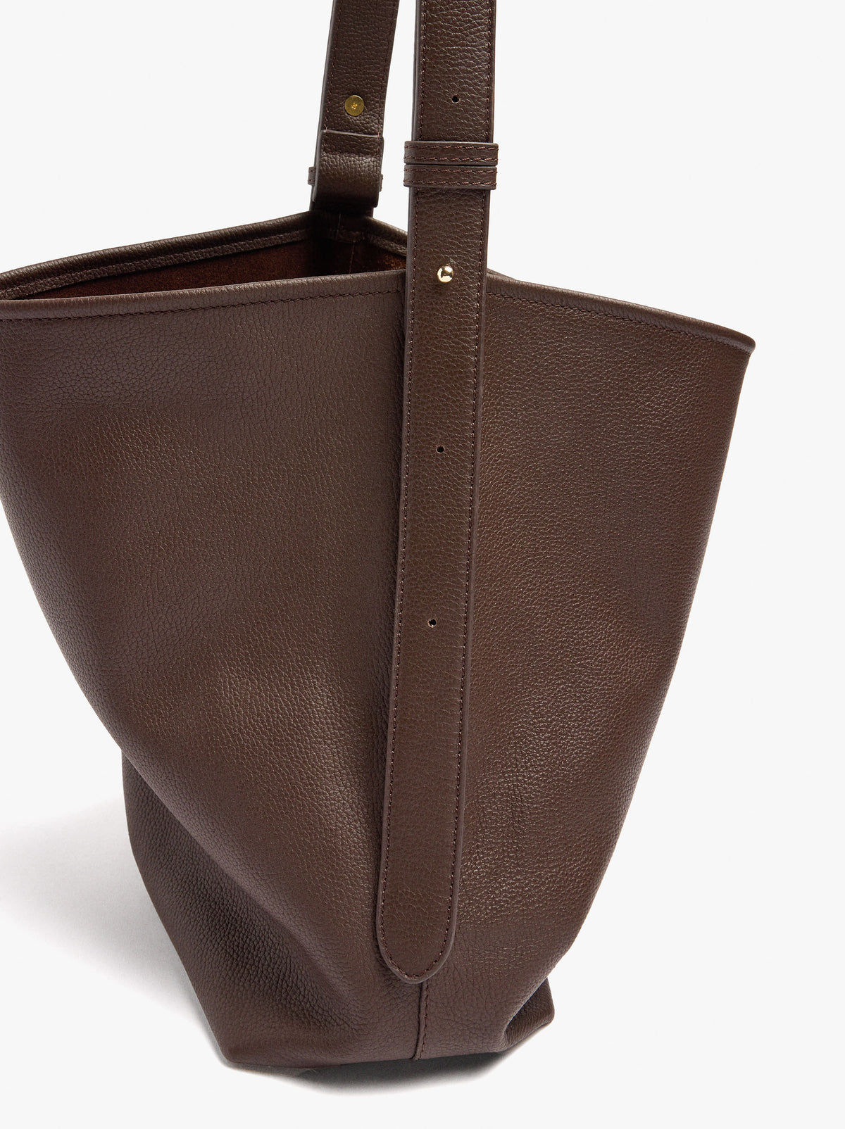 Shoulder Bag With Leather Texture