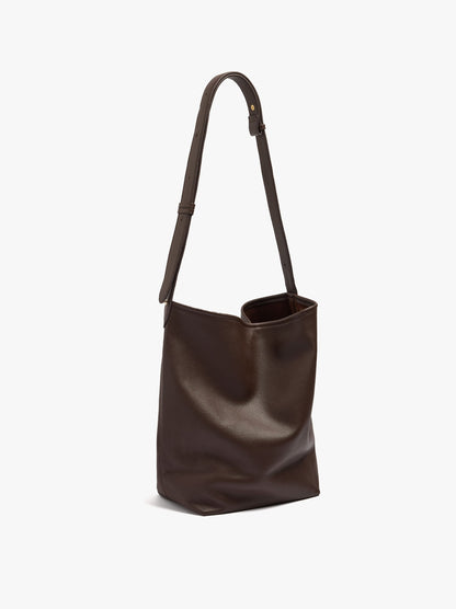 Shoulder Bag With Leather Texture