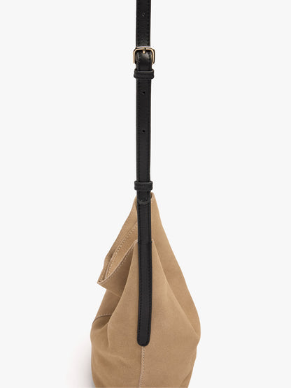 Leather Bucket Bag With Inner Pouch S