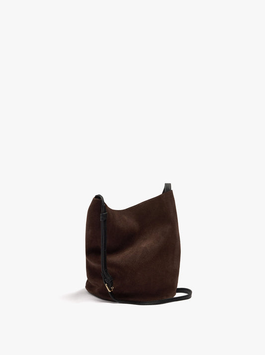 Leather Bucket Bag With Inner Pouch S