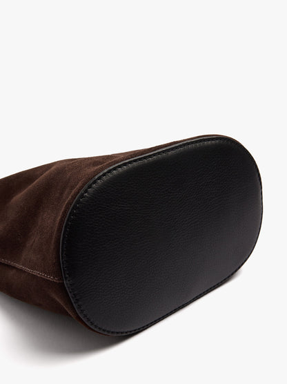 Leather Bucket Bag With Inner Pouch S