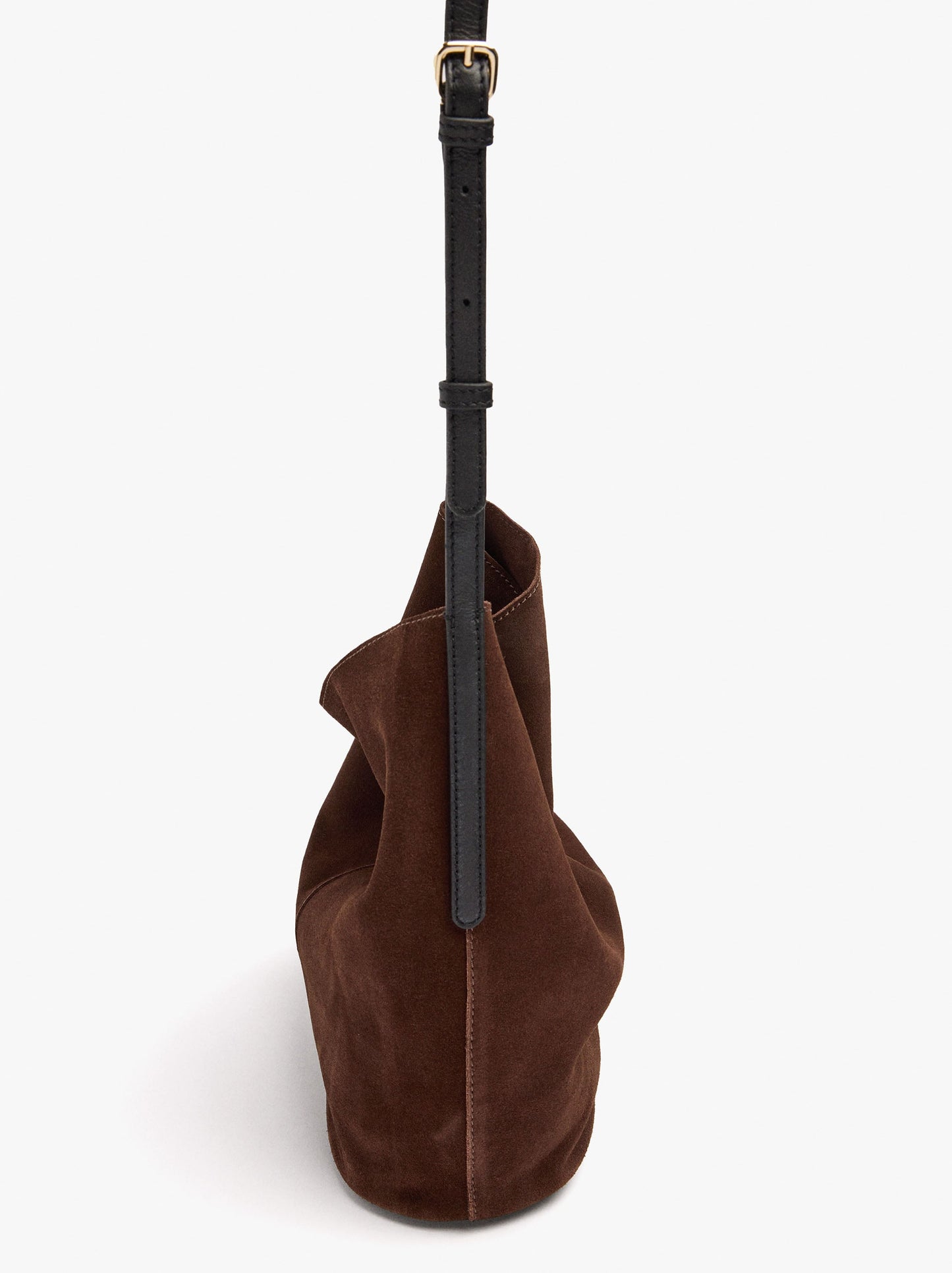 Leather Bucket Bag With Inner Pouch M