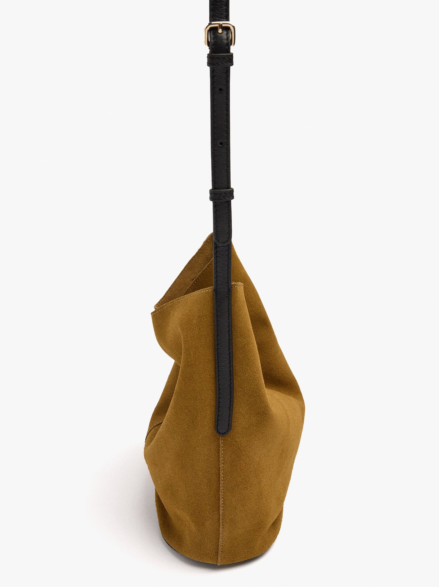 Leather Bucket Bag With Inner Pouch M