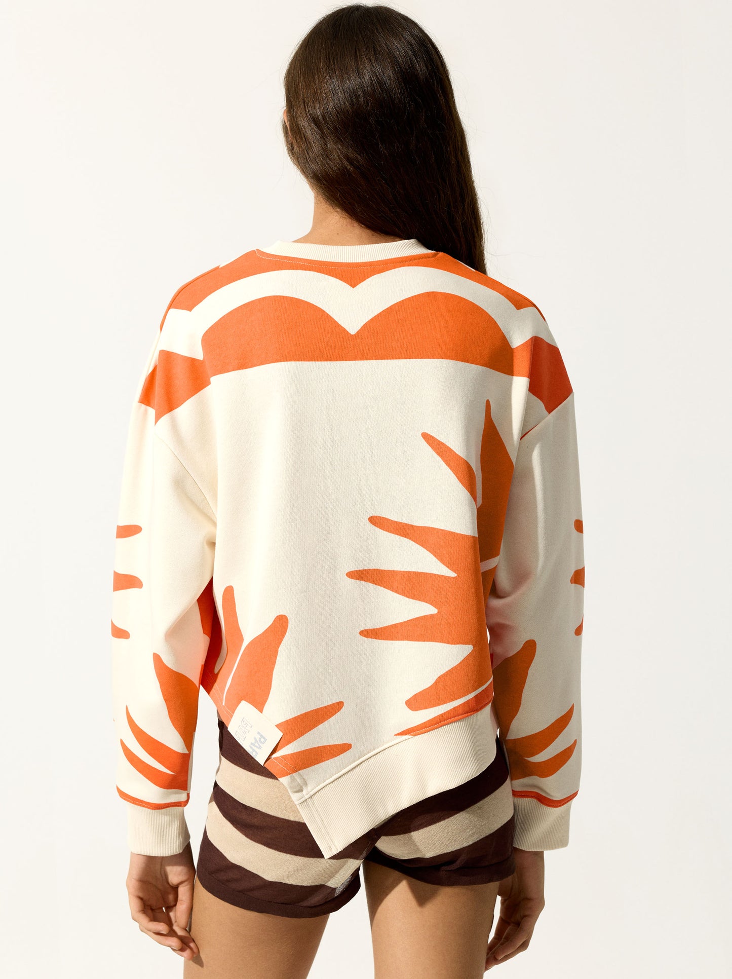 Printed Sweatshirt With Cotton
