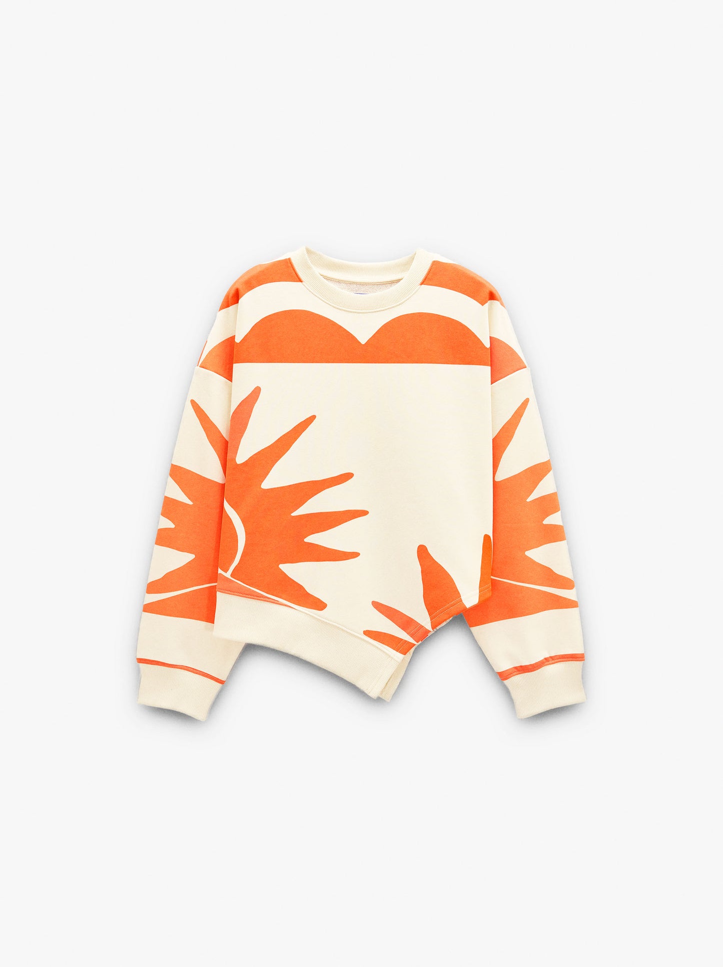 Printed Sweatshirt With Cotton