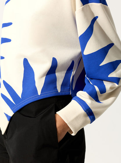 Printed Sweatshirt With Cotton