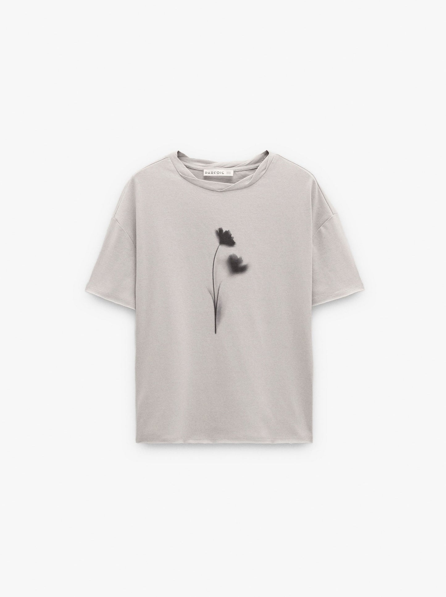 Cotton T-Shirt With Floral Printed