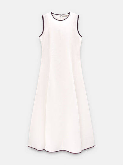 Dress With Contrast Edges 100% Lyocell