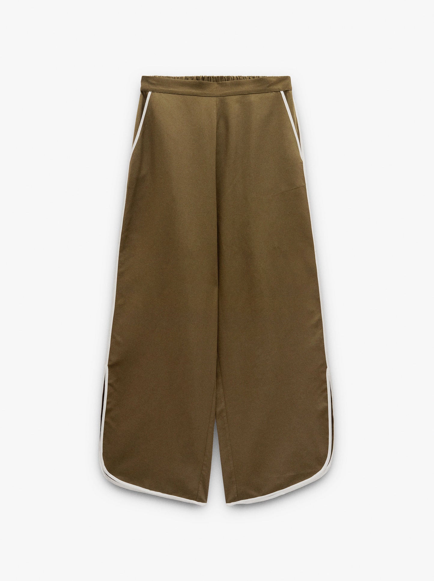 Trousers With Contrast Edges 100% Lyocell