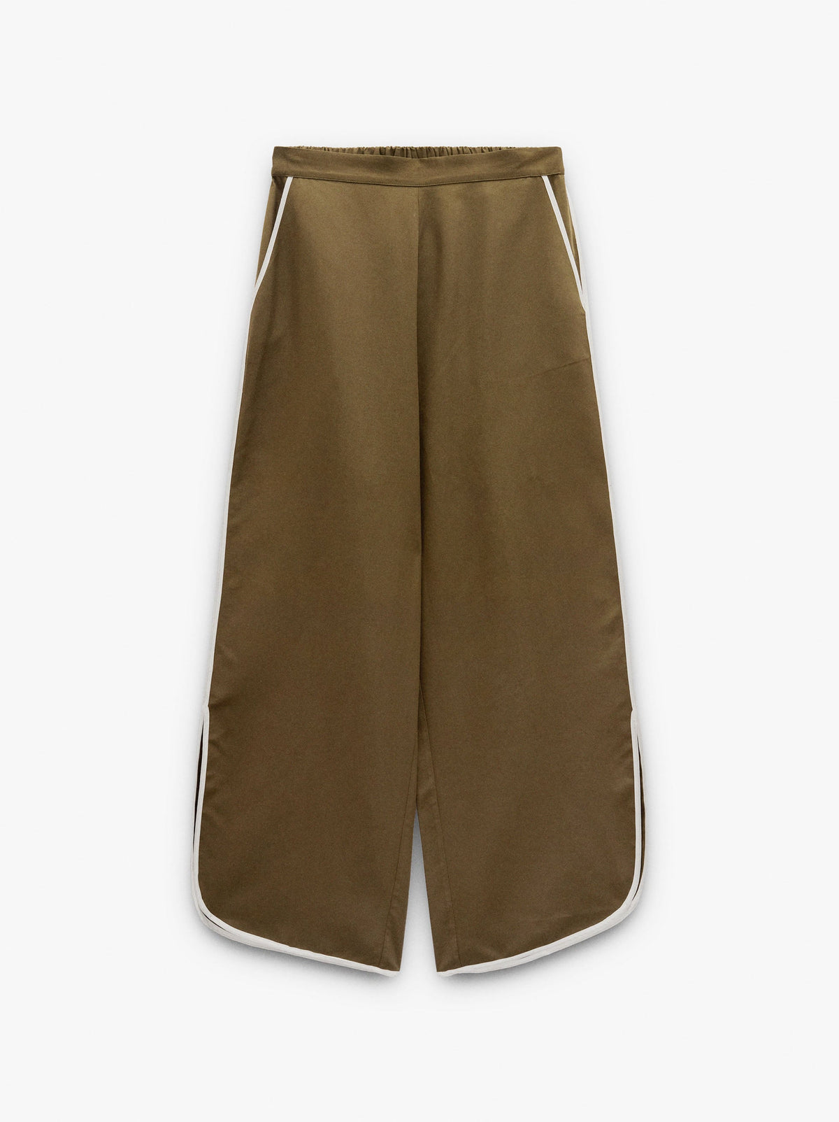 Trousers With Contrast Edges 100% Lyocell