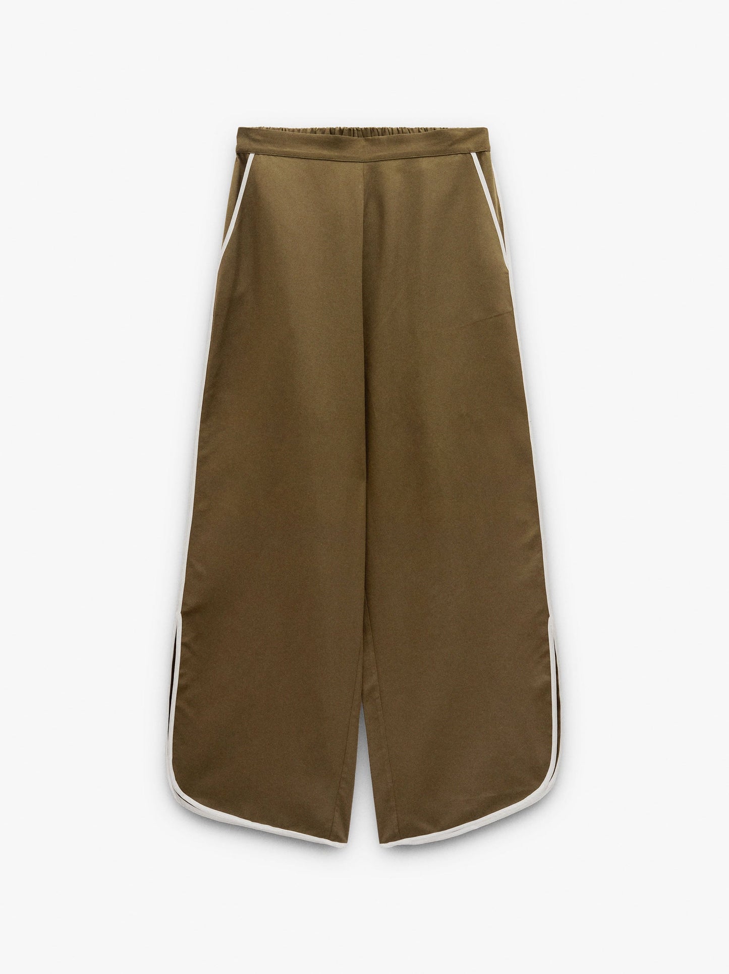 Trousers With Contrast Edges 100% Lyocell