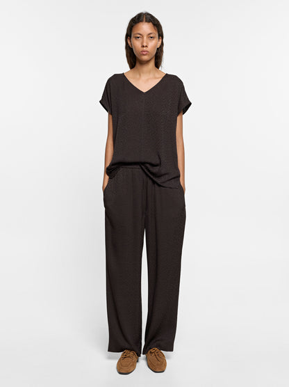 Fluid Jacquard Blouse