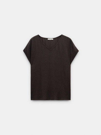 Fluid Jacquard Blouse