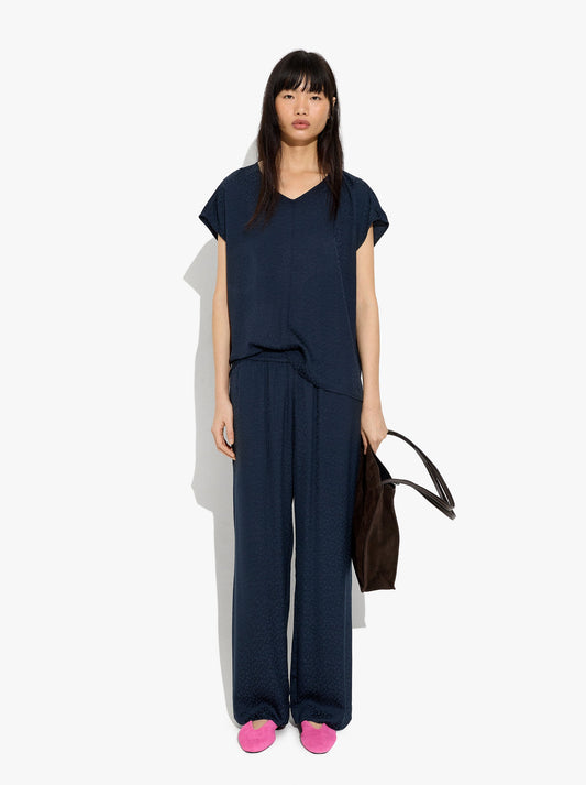 Fluid Jacquard Blouse