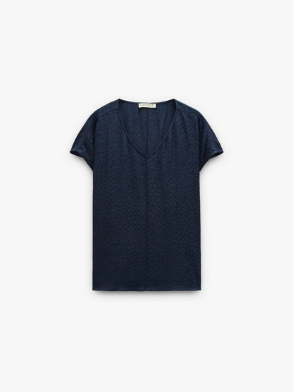 Fluid Jacquard Blouse