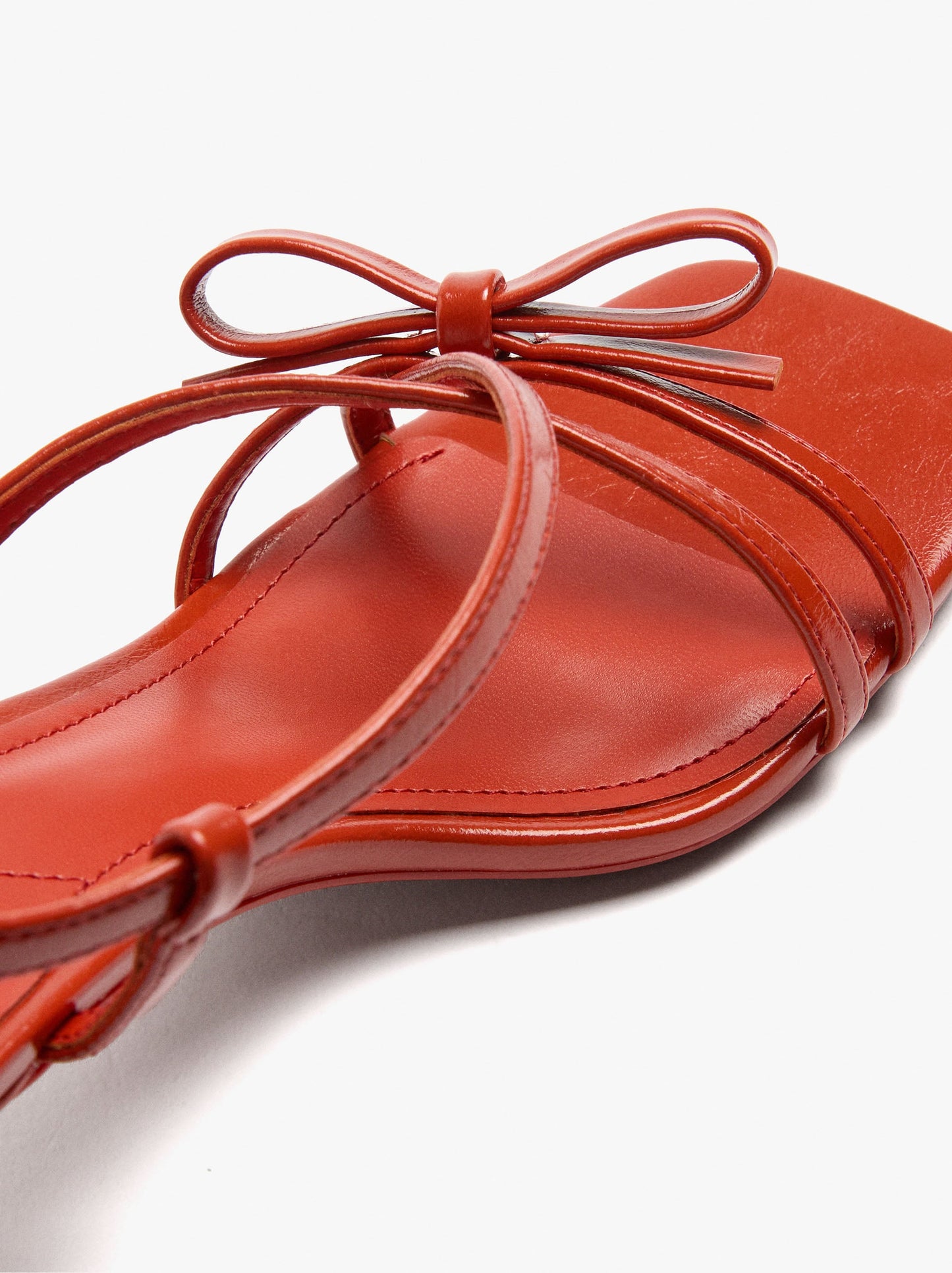 Heeled Sandals Straps With Bow