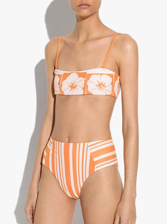 Long Bikini Briefs With Stripes