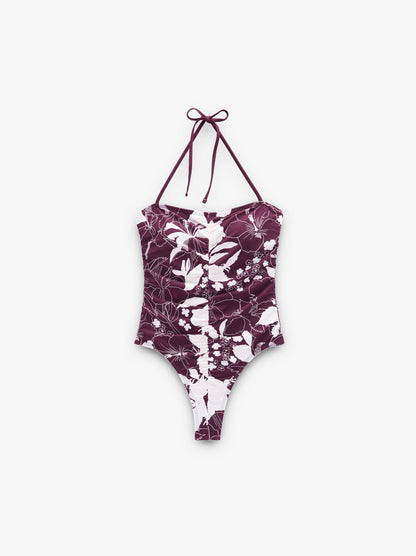 Printed Floral Swimsuit