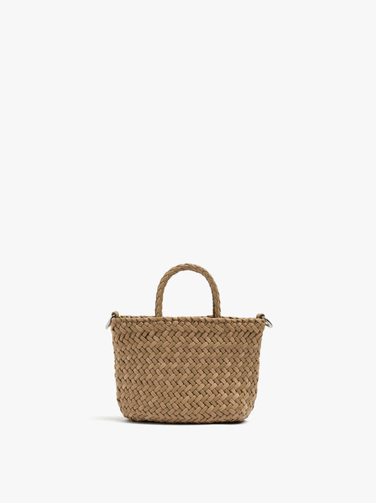 Tote Bag With Braided Detail And Removable Pouch