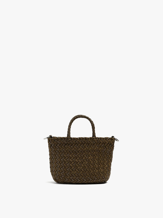 Tote Bag With Braided Detail And Removable Pouch
