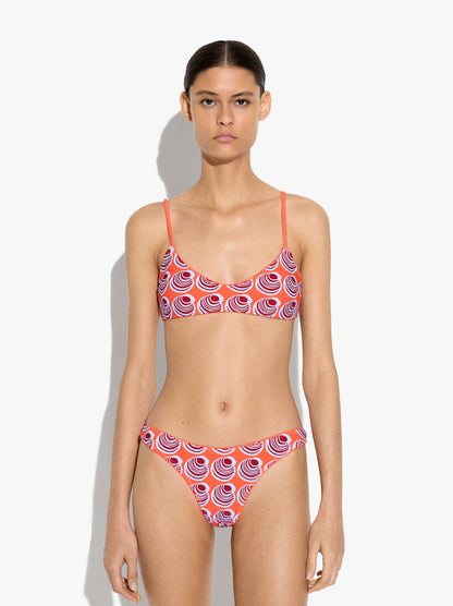 Printed Bikini Top