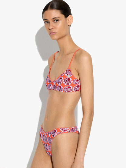 Printed Bikini Top