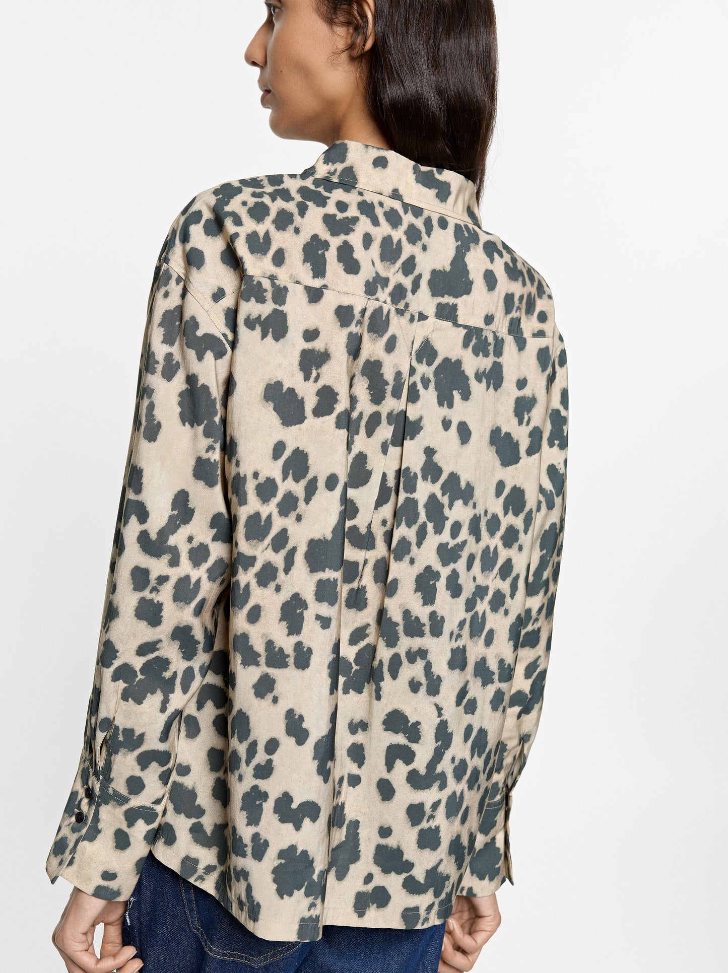 Printed Animal Print Shirt With Pocket
