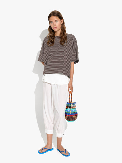 Cotton T-Shirt With Stripes
