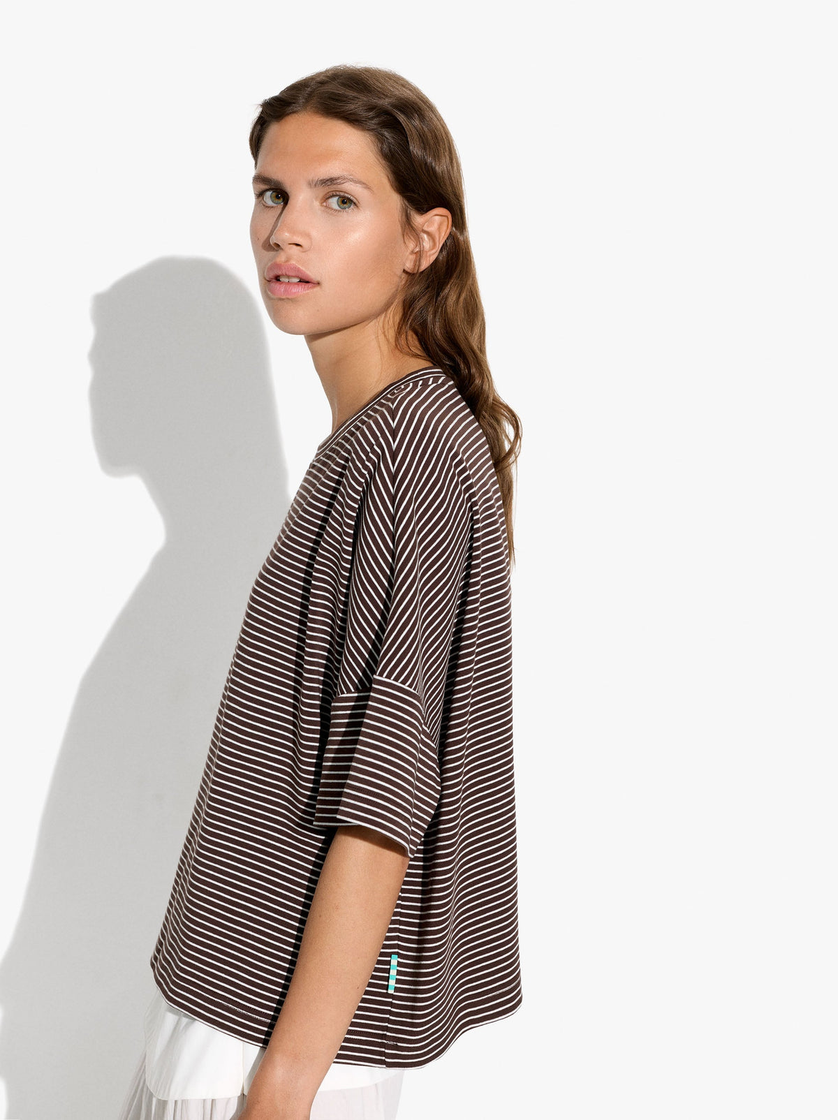 Cotton T-Shirt With Stripes