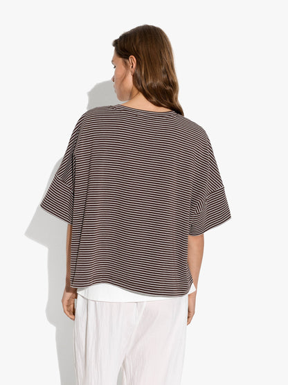 Cotton T-Shirt With Stripes