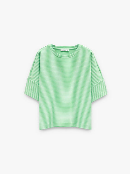 Cotton T-Shirt With Stripes