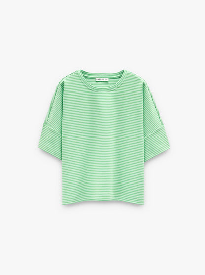 Cotton T-Shirt With Stripes