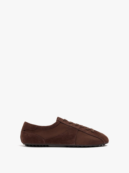 Retro Minimalist Sneaker With Leather