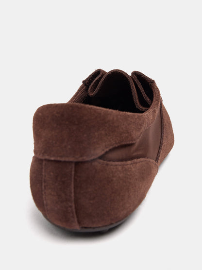 Retro Minimalist Sneaker With Leather