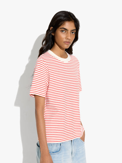 Cotton T-Shirt With Stripes