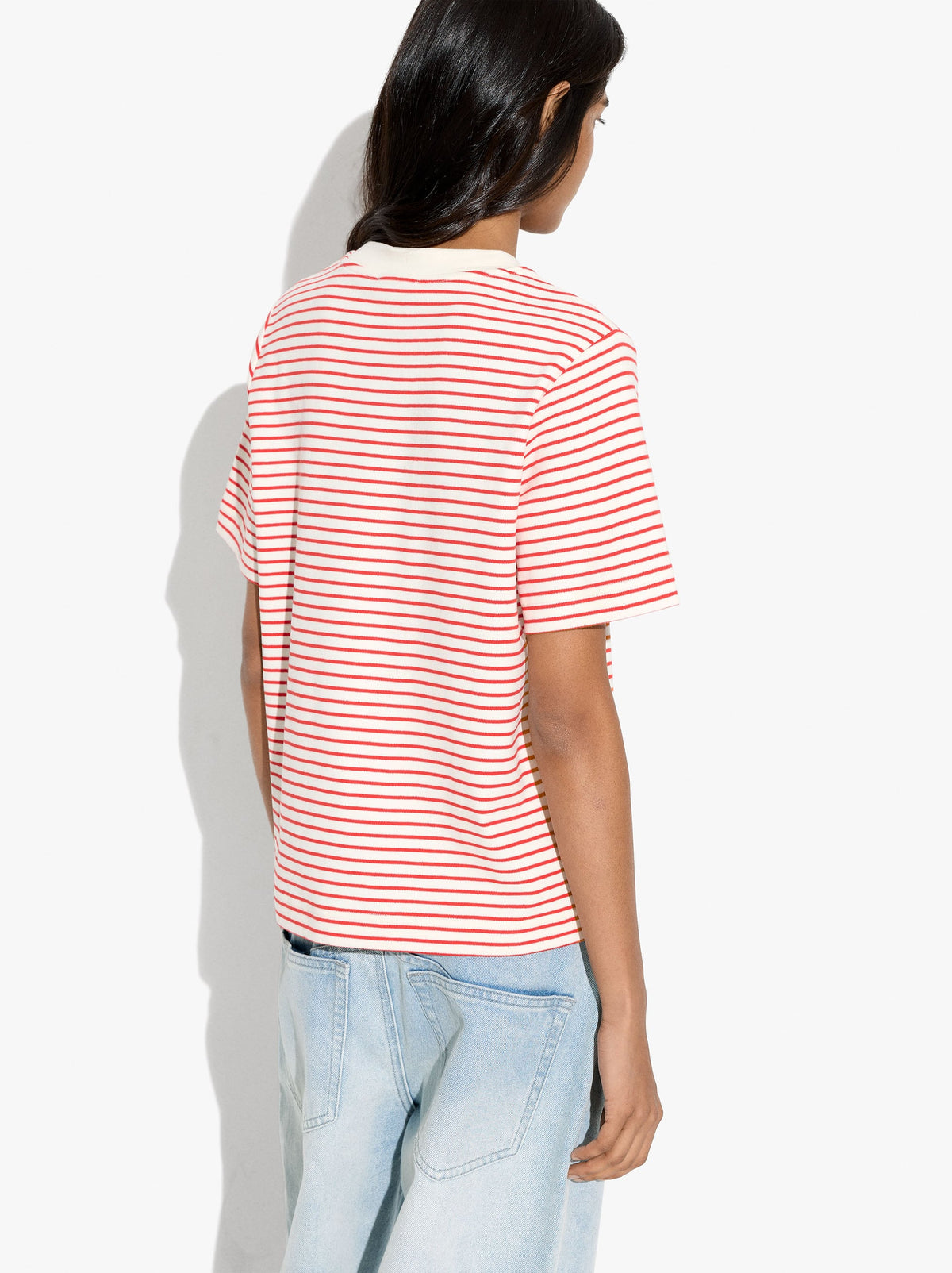 Cotton T-Shirt With Stripes