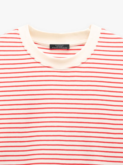 Cotton T-Shirt With Stripes